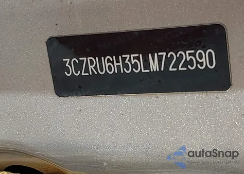 2020 Honda Hr-V Awd Lx z USA, uszkodzony, nr VIN 3CZRU6H35LM722590